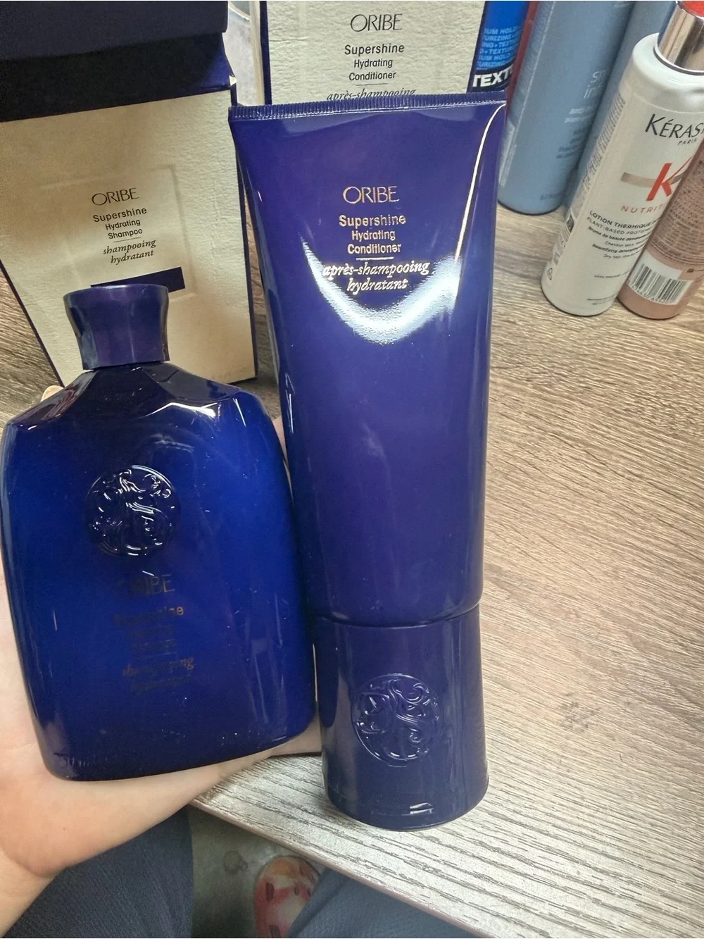 Oribe Supershine Hydrating Shampoo and Conditioner set